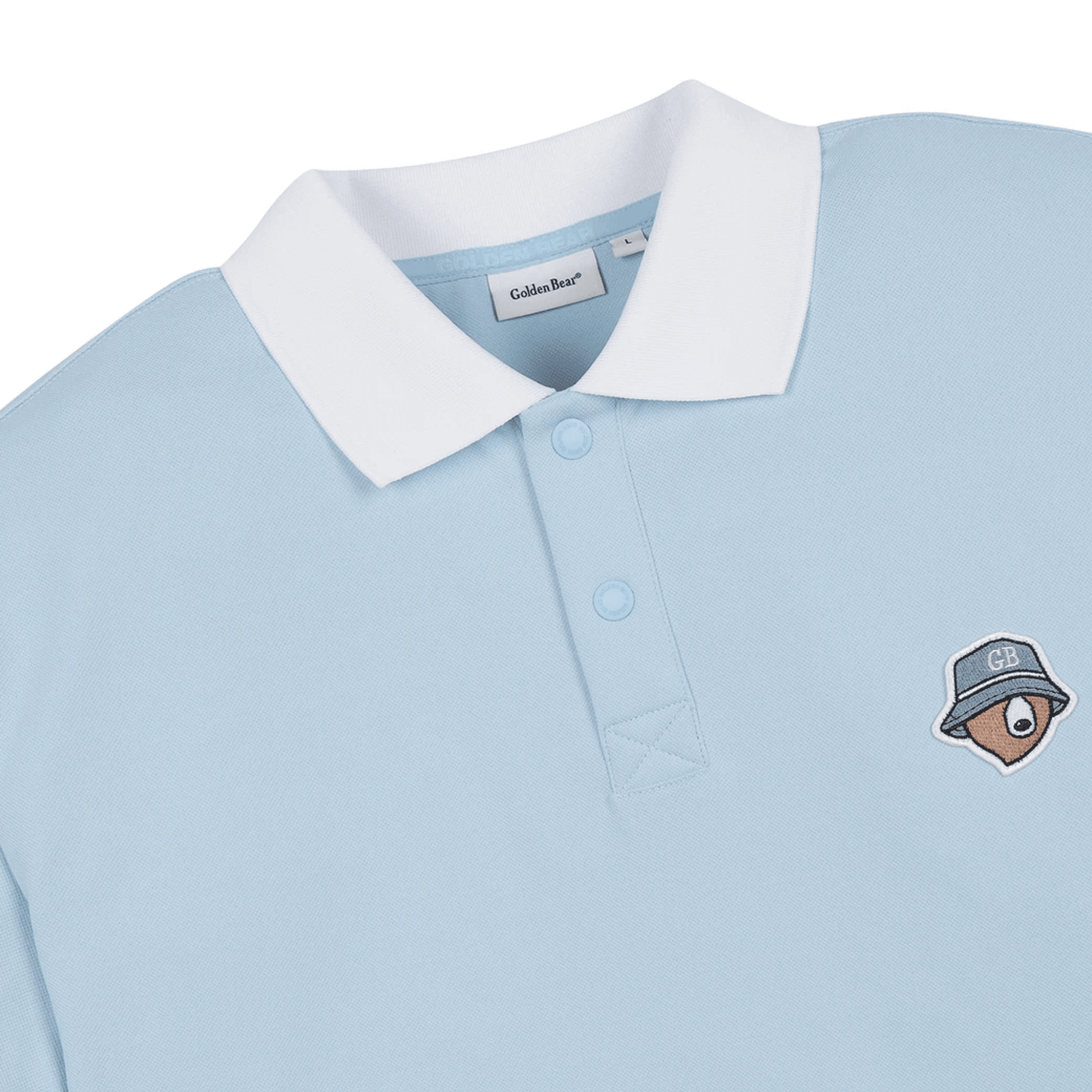 Men's Pique Collar Tee - Blue - Erthe Golf