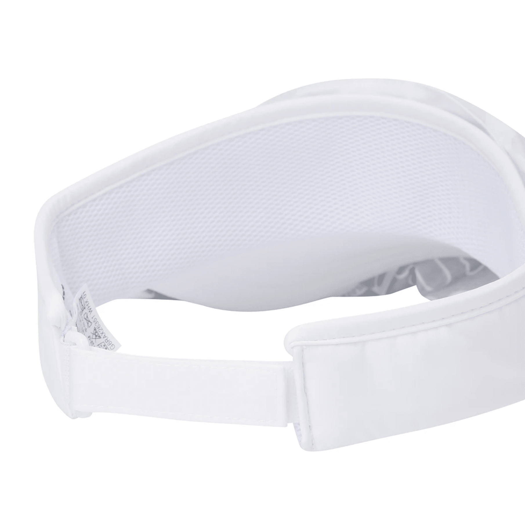 Women's Scarf Visor - White - Erthe Golf