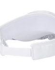 Women's Scarf Visor - White - Erthe Golf