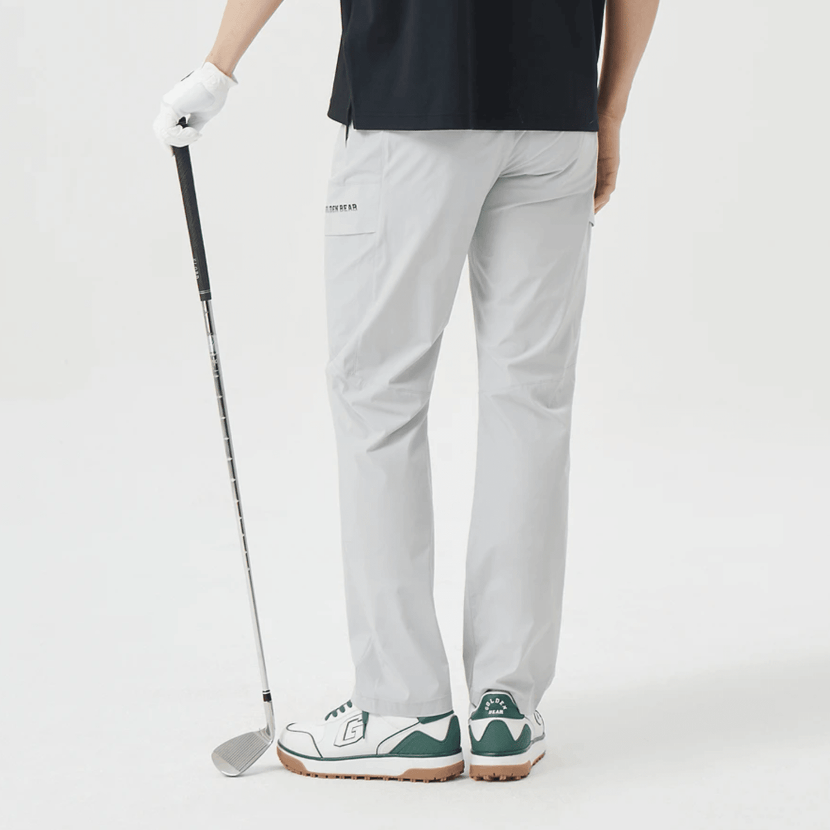 Men's Hidden Pocket Straight Pants - Gray - Erthe Golf