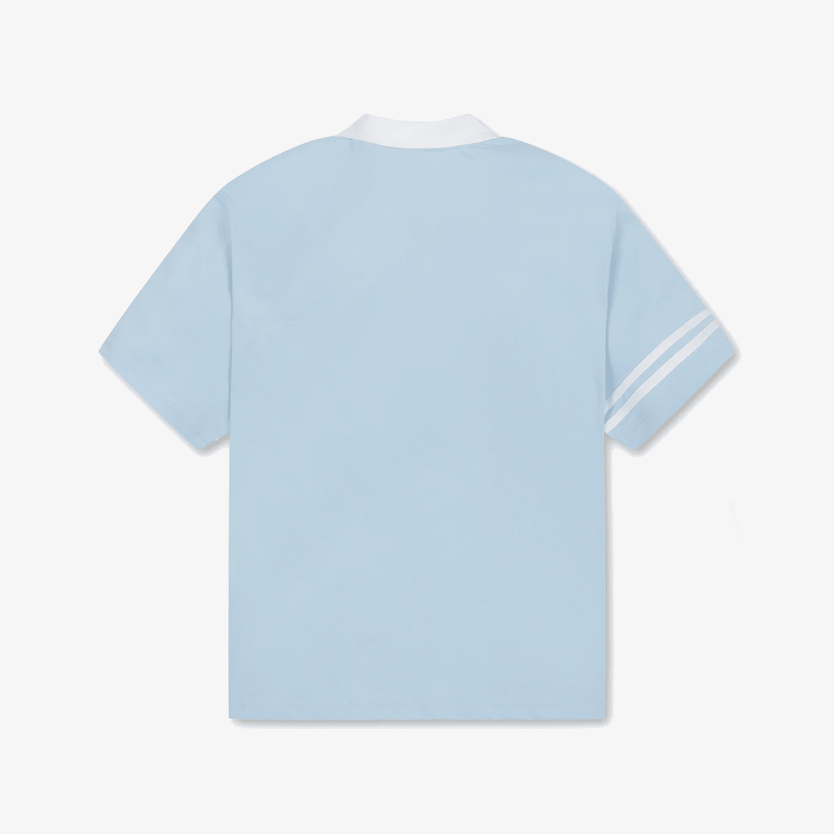 Men's Pique Collar Tee - Blue - Erthe Golf