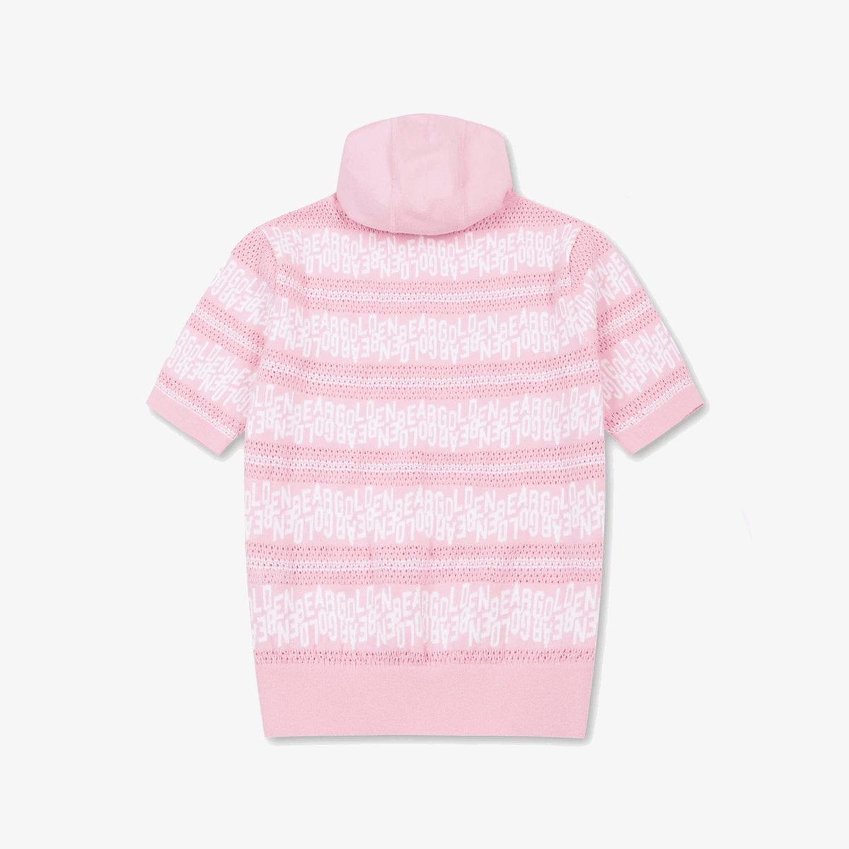 Women's Striped Letter Hoodie Sweater - Pink - Erthe Golf