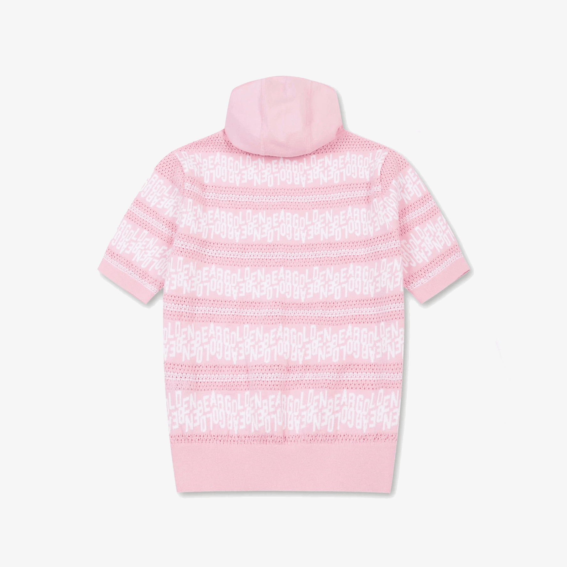 Women's Striped Letter Hoodie Sweater - Pink - Erthe Golf