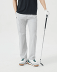 Men's Hidden Pocket Straight Pants - Gray - Erthe Golf