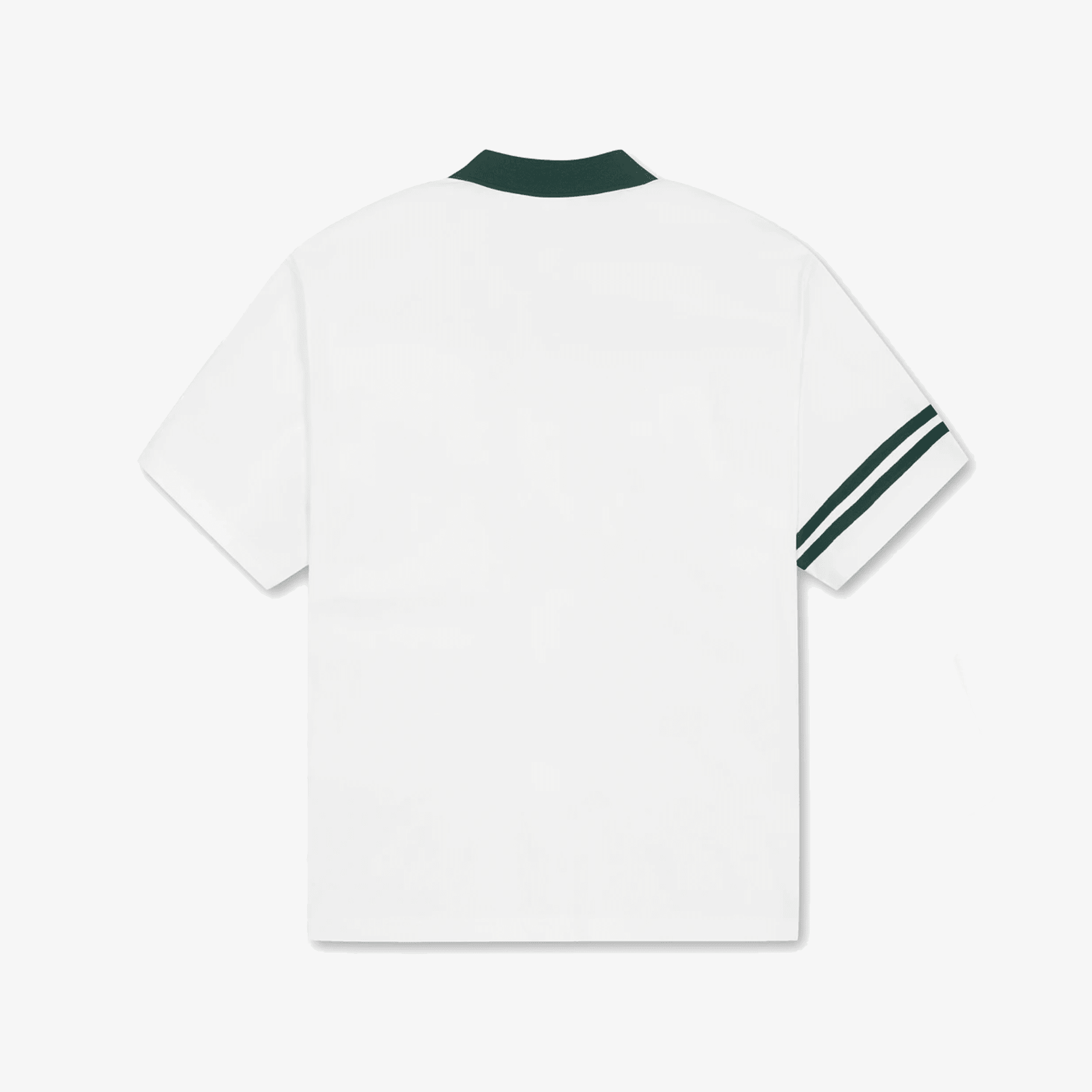Men's Pique Collar Tee - White - Erthe Golf