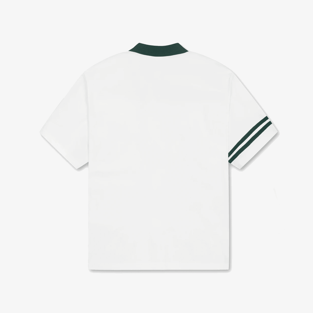 Men's Pique Collar Tee - White - Erthe Golf