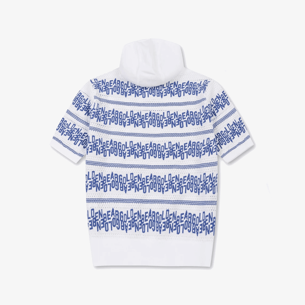 Women's Striped Letter Hoodie Sweater - White - Erthe Golf