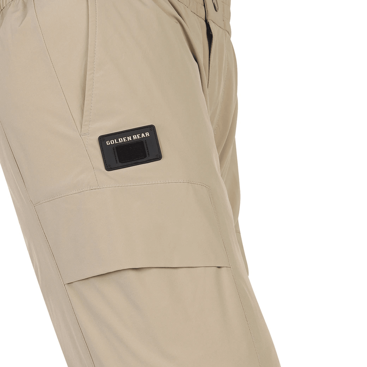 Men's Hidden Pocket Straight Pants - Beige - Erthe Golf