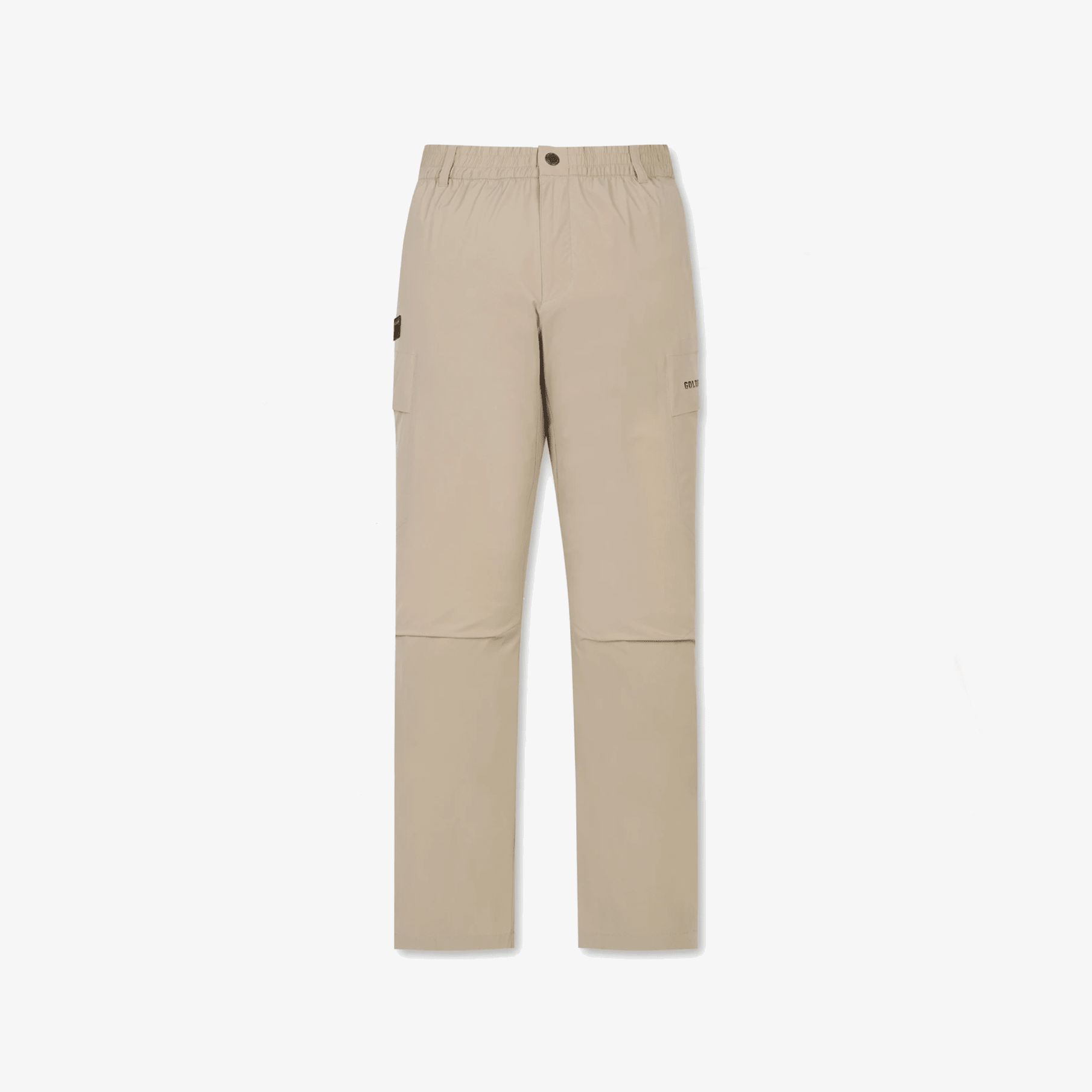 Men's Hidden Pocket Straight Pants - Beige - Erthe Golf