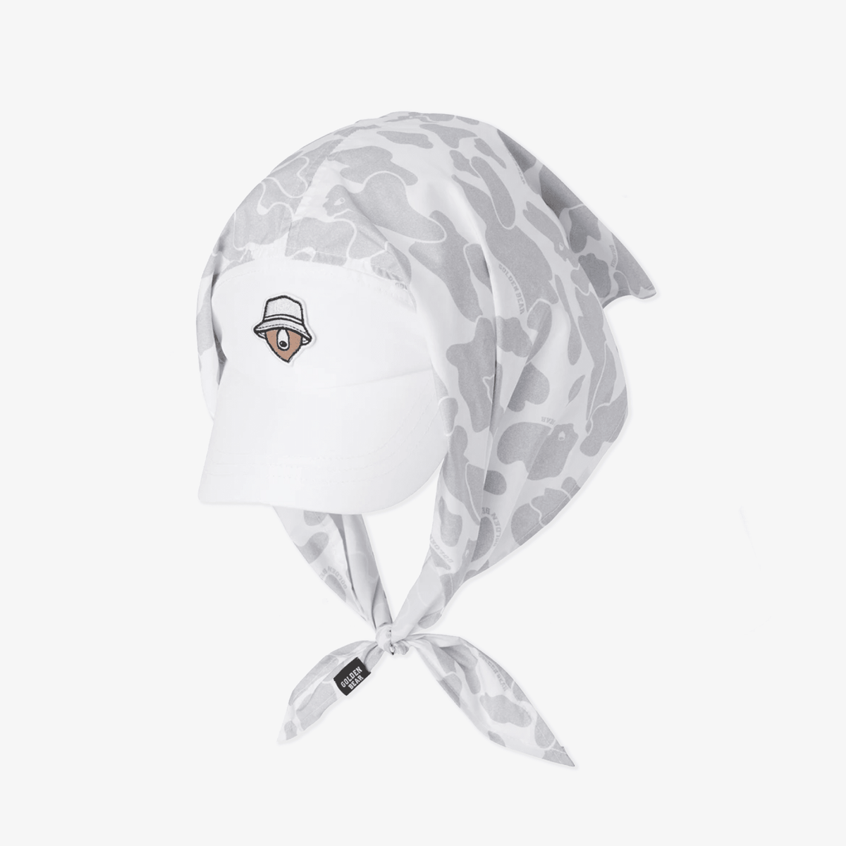 Women's Scarf Visor - White - Erthe Golf