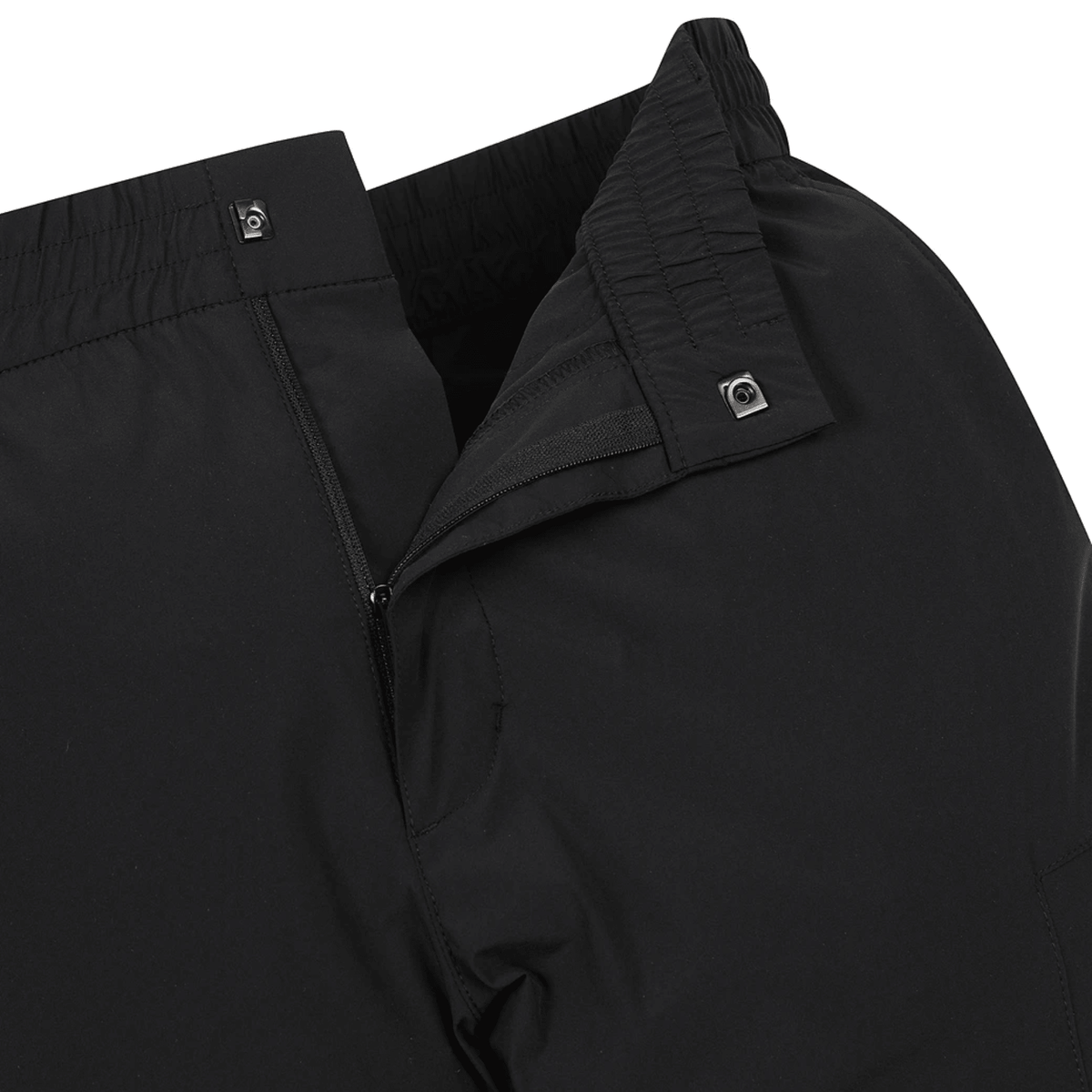Men's Hidden Pocket Straight Pants - Black - Erthe Golf