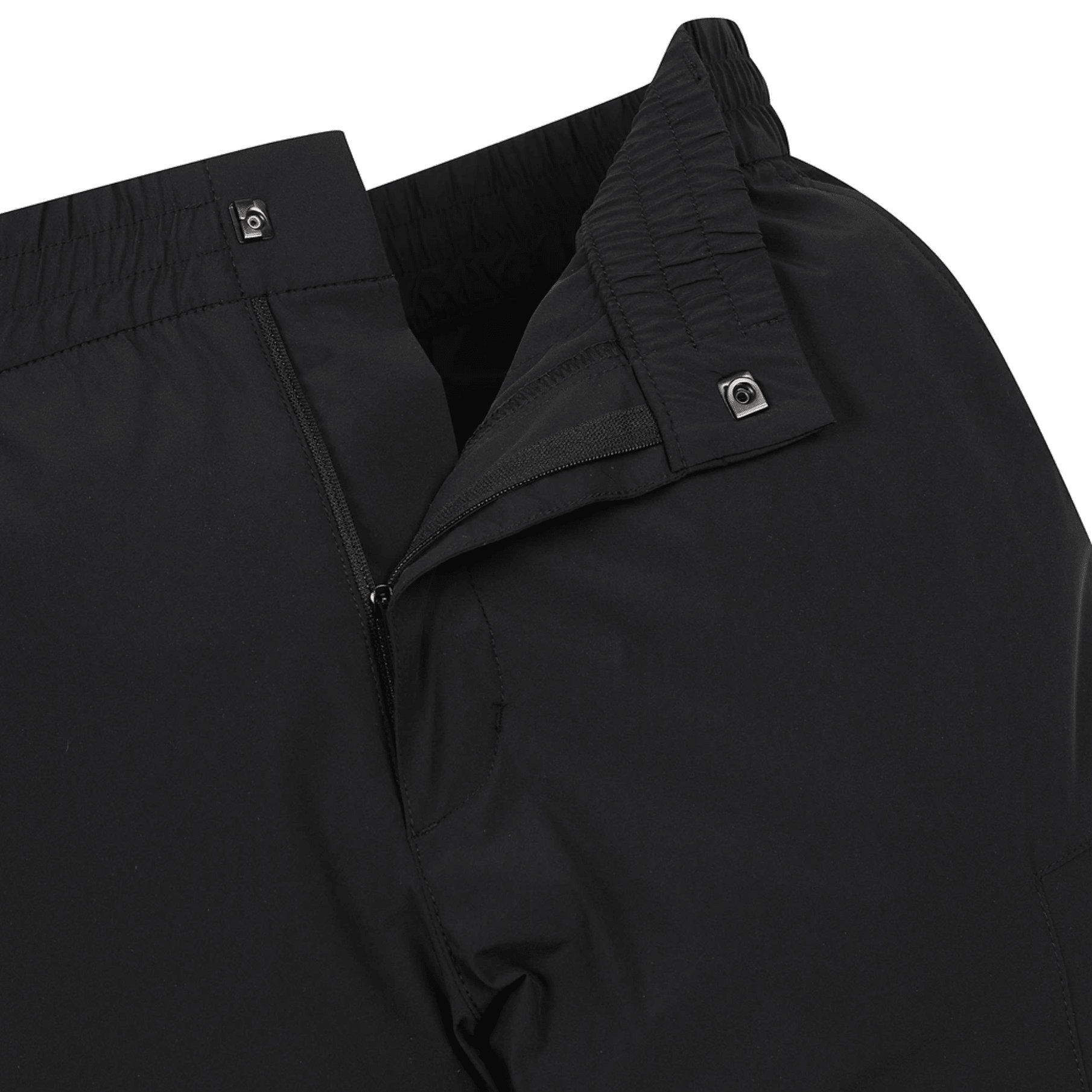 Men's Hidden Pocket Straight Pants - Black - Erthe Golf