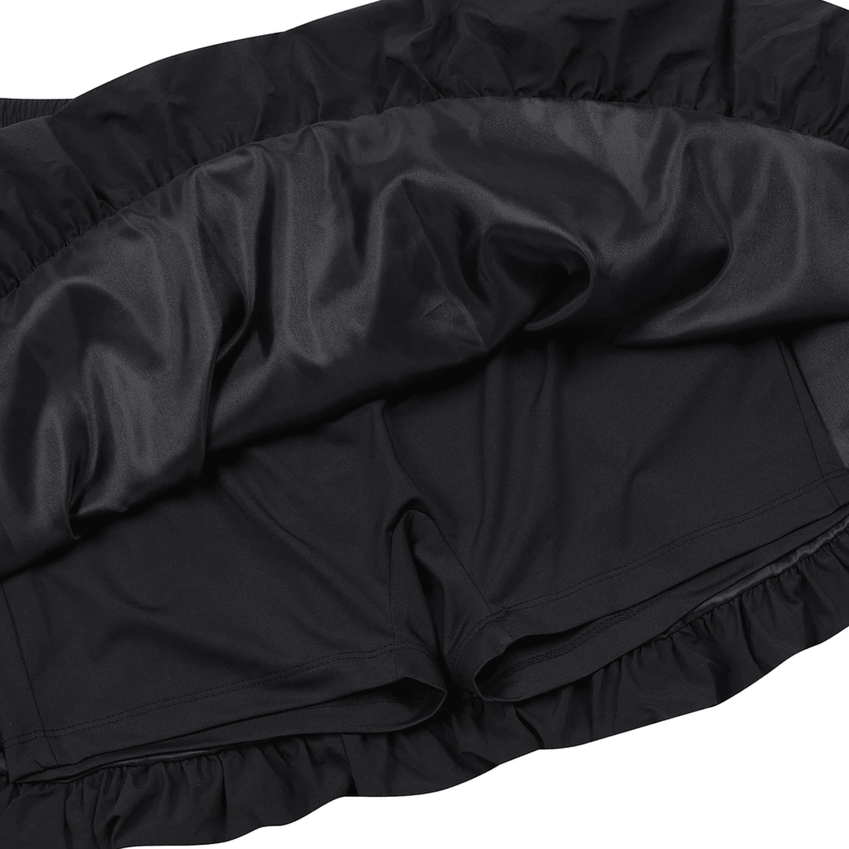 Women's Ballon - fit Skirt - Black - Erthe Golf