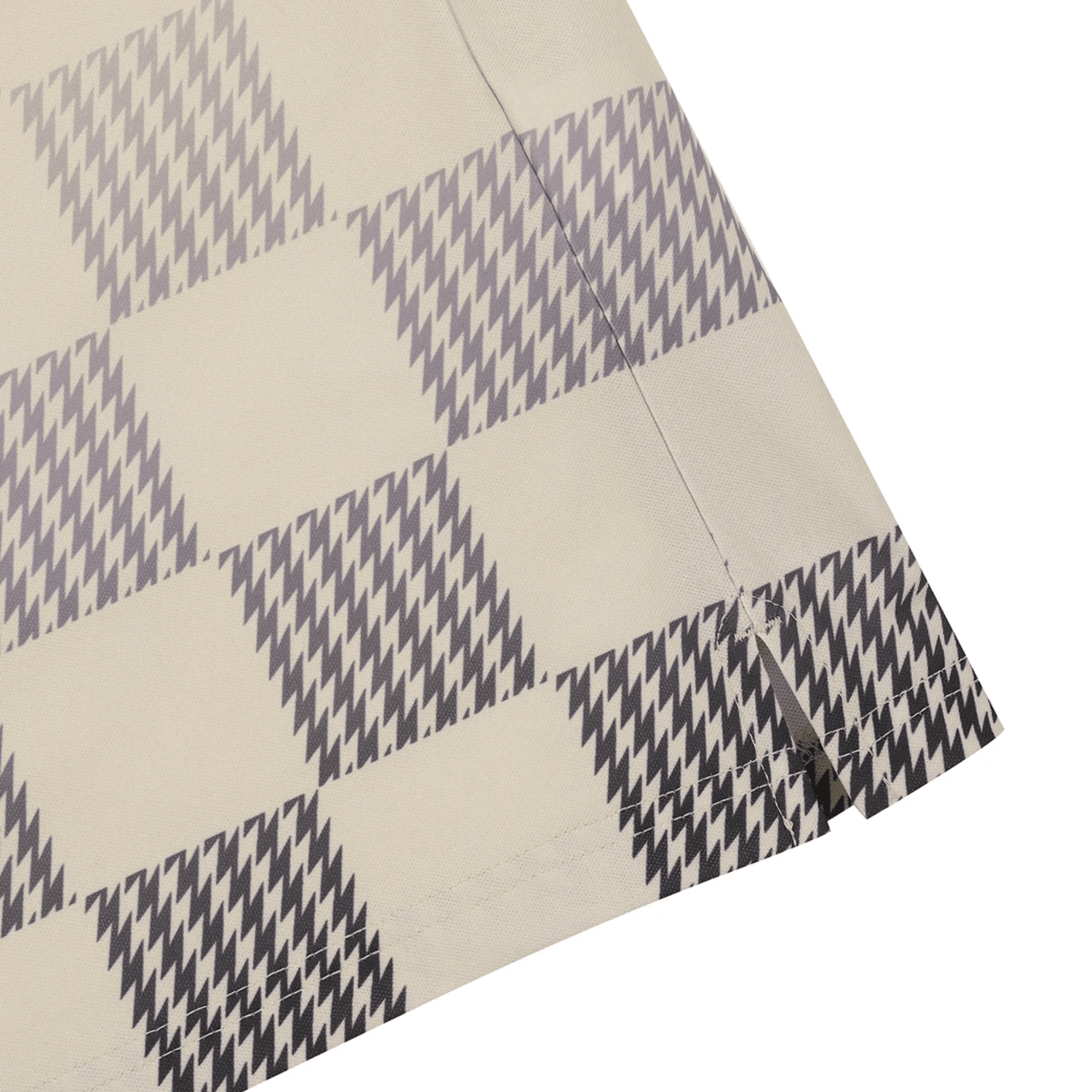 Men's Printed Collar Tee - Beige - Erthe Golf