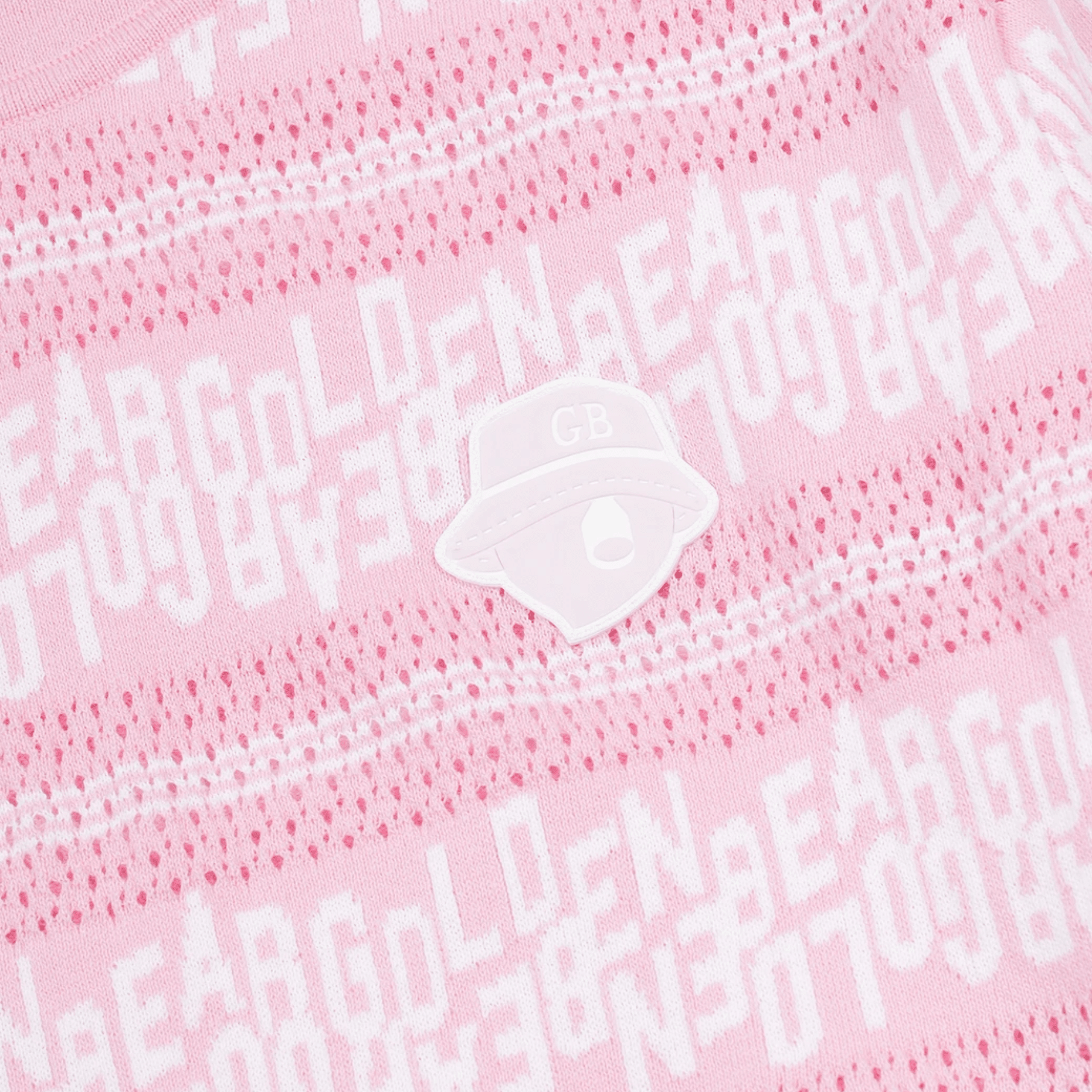 Women's Striped Letter Hoodie Sweater - Pink - Erthe Golf