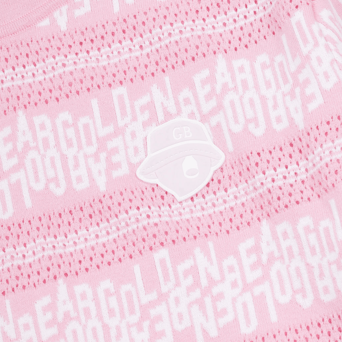 Women's Striped Letter Hoodie Sweater - Pink - Erthe Golf