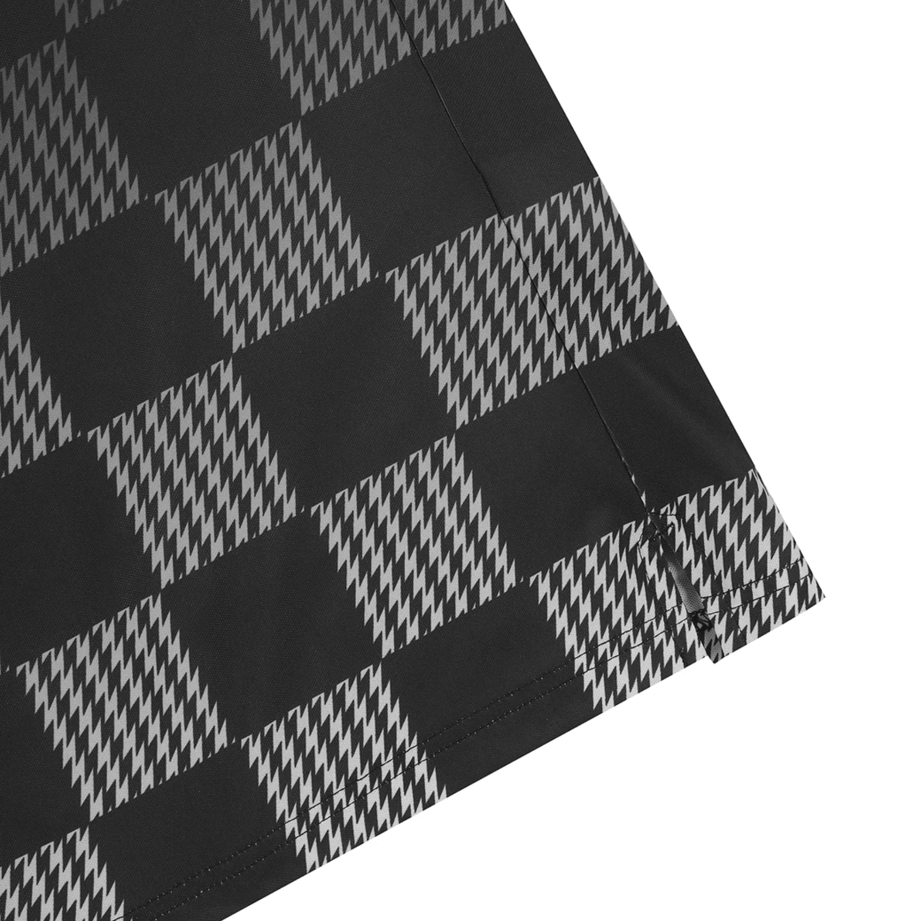 Men's Printed Collar Tee - Black - Erthe Golf