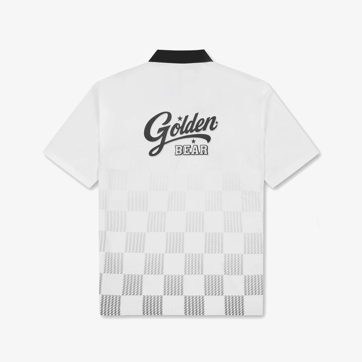 Men's Printed Polo Shirt - White - Erthe Golf