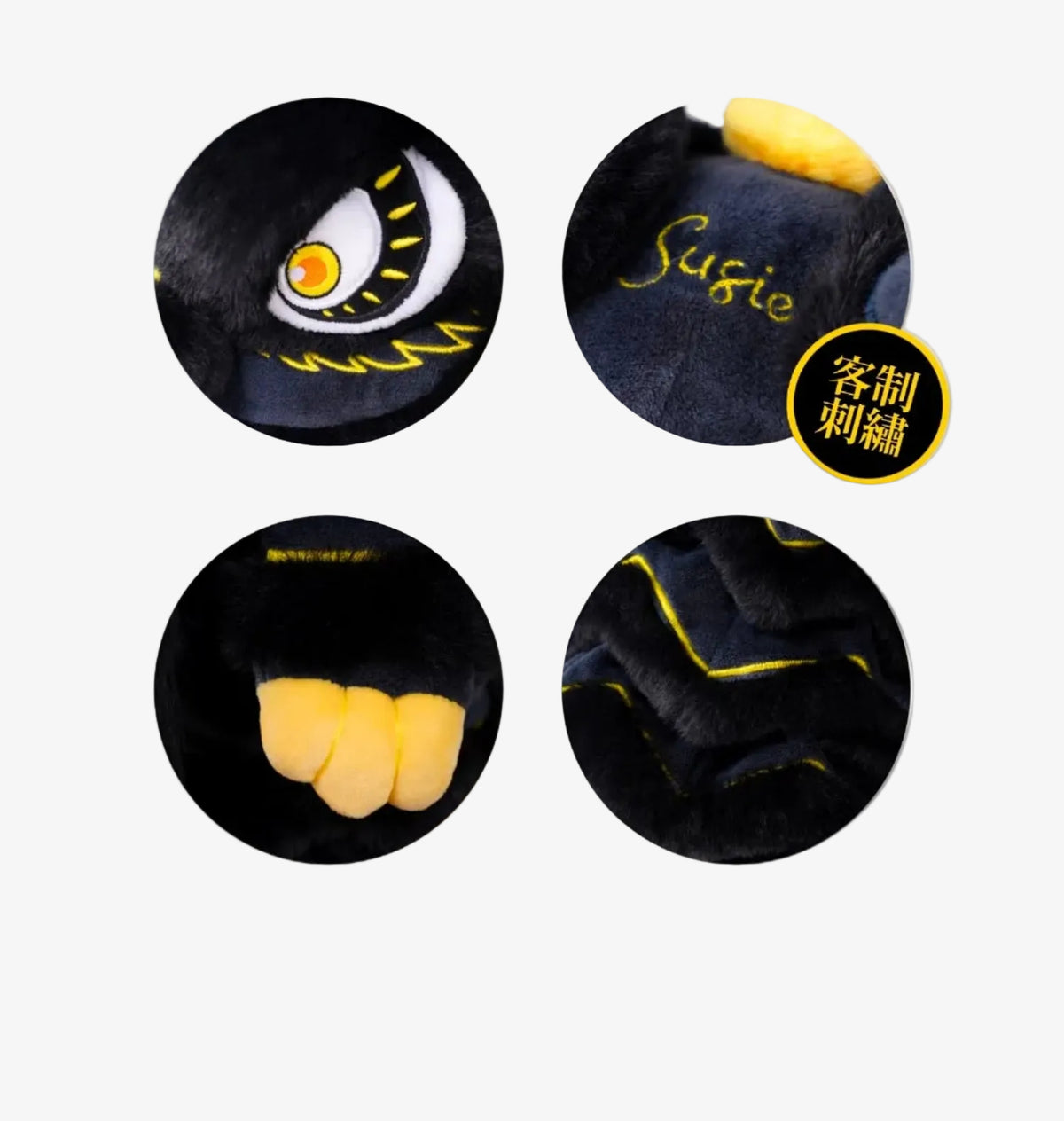 Lion Dance Golf Driver Cover - Black and Gold - Erthe Golf