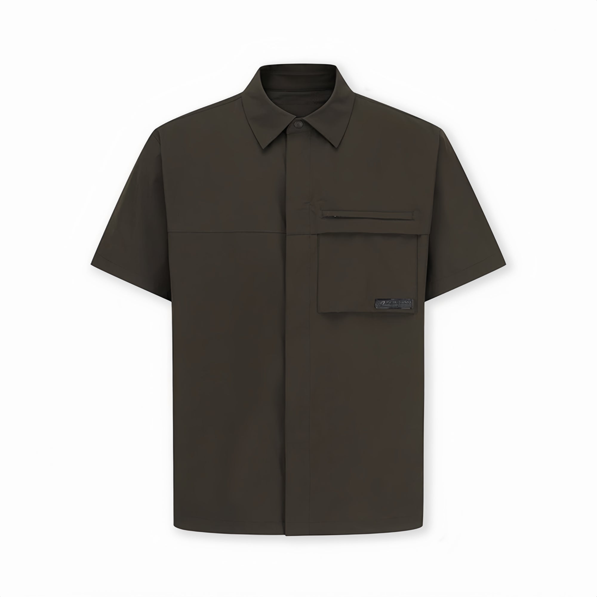 Master Bunny Edition Men's Pocket Shirt - Brown - Erthe Golf