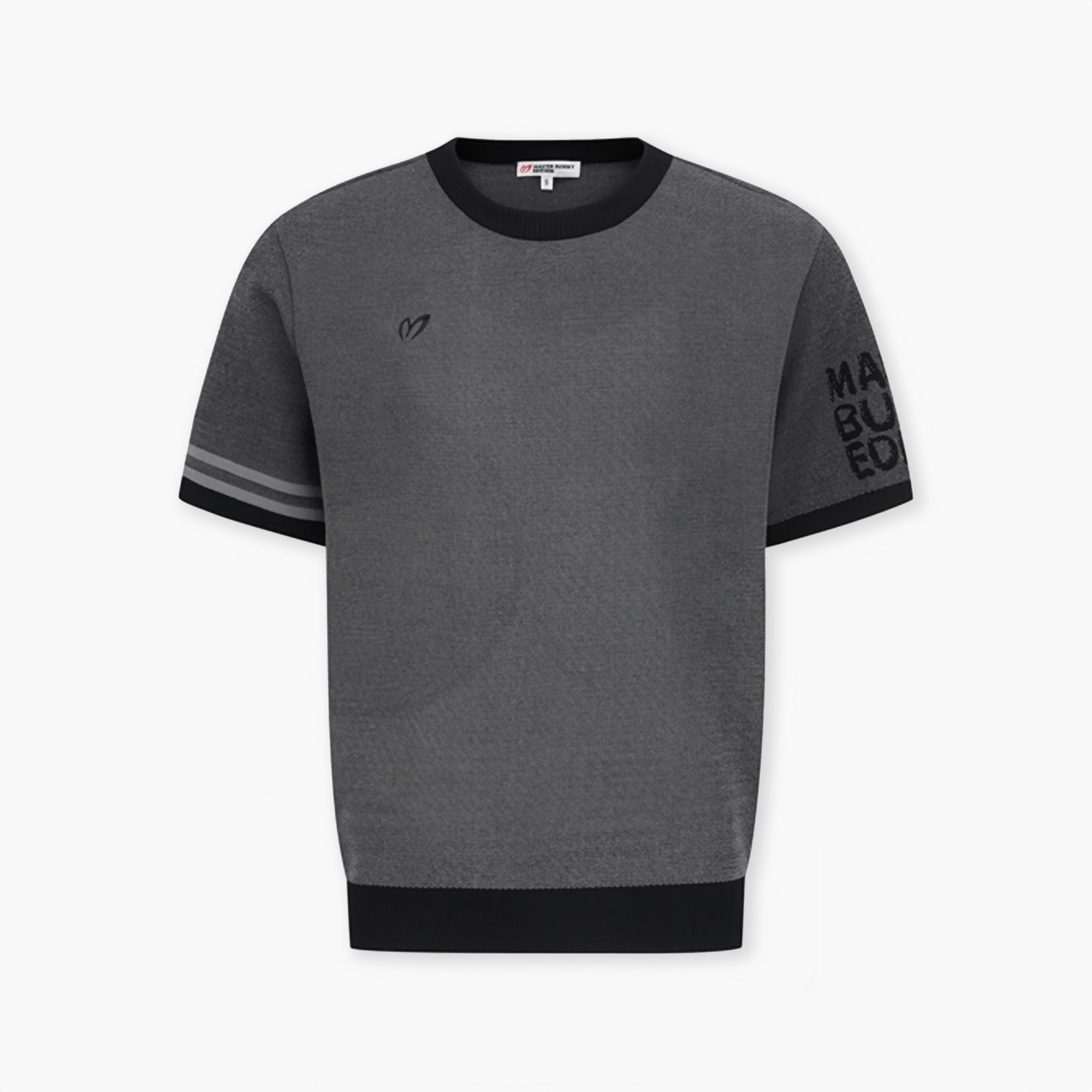 Master Bunny Edition Men's Color Knit Top - Black - Erthe Golf