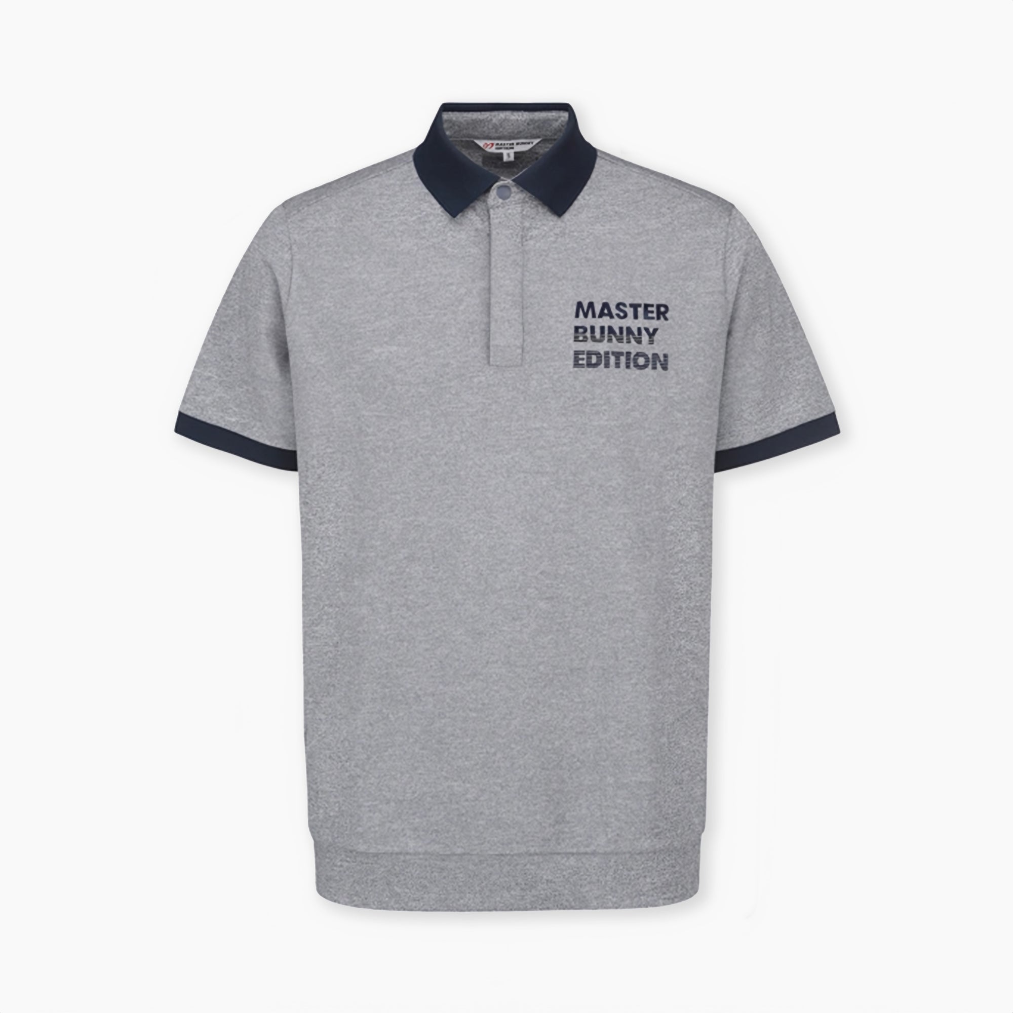 Master Bunny Edition Men's Melange Polo - Navy - Erthe Golf