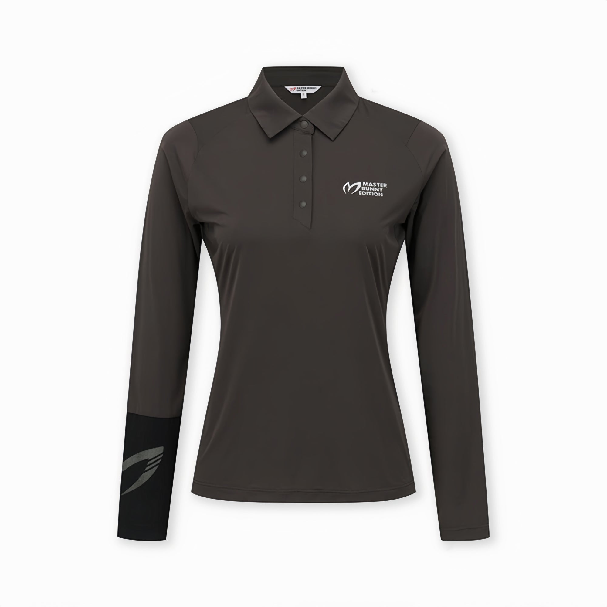 Master Bunny Edition Women's Long - Sleeve Polo - Brown - Erthe Golf