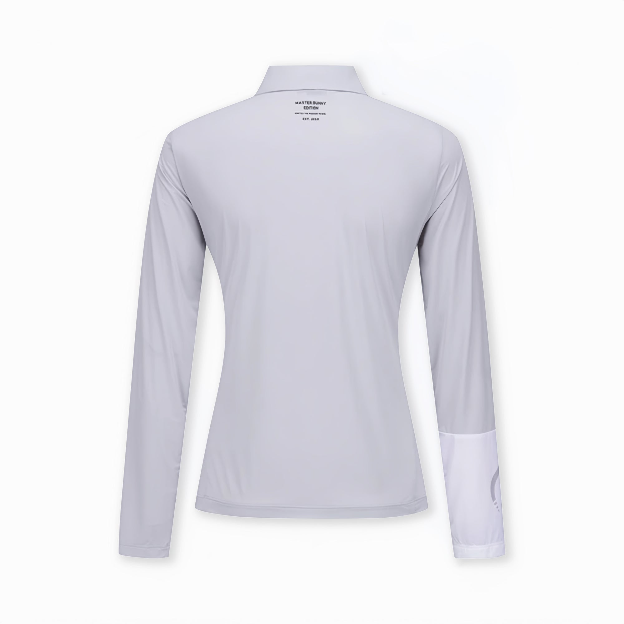 Master Bunny Edition Women's Long - Sleeve Polo - Gray - Erthe Golf