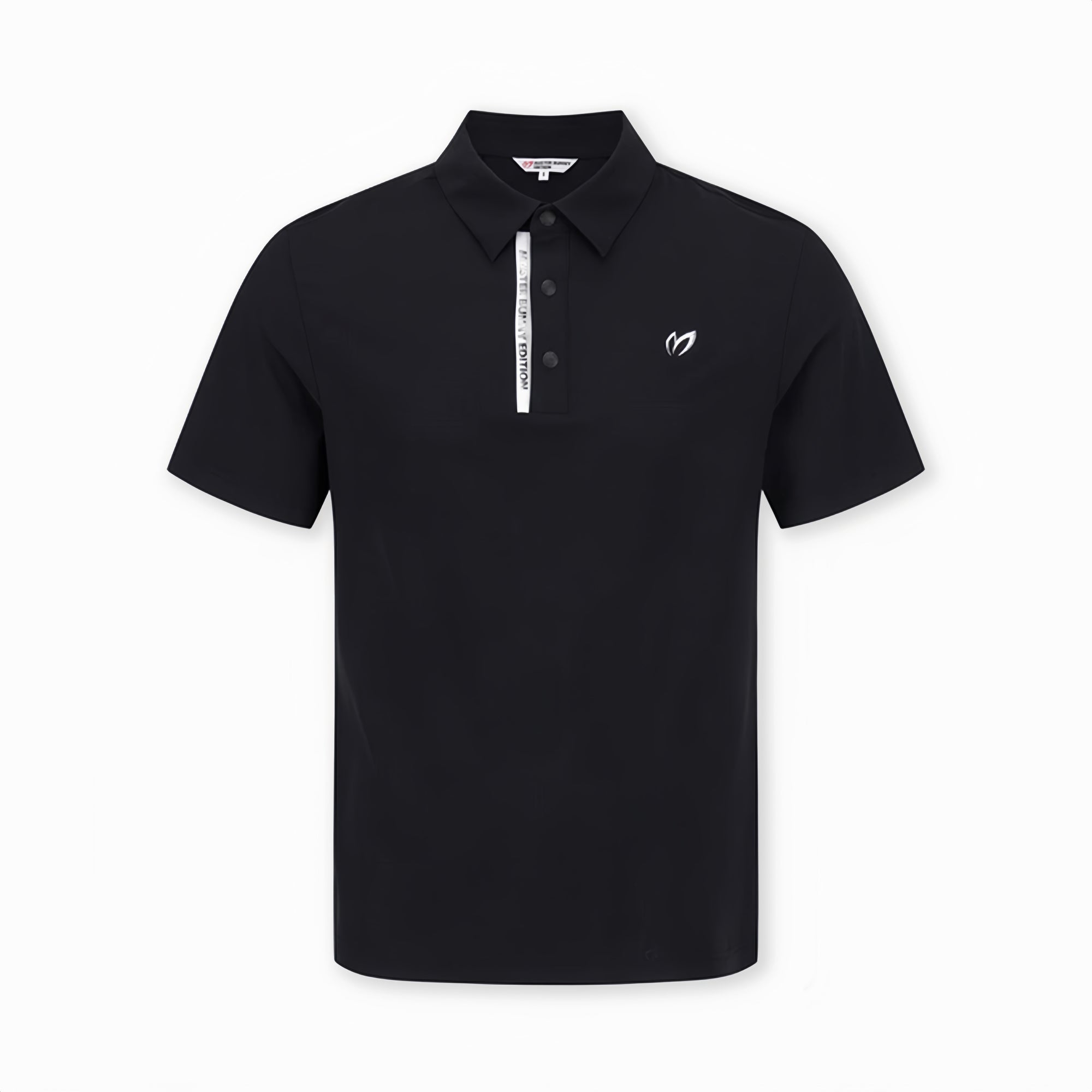 Master Bunny Edition Men's Short Sleeve Polo - Black - Erthe Golf