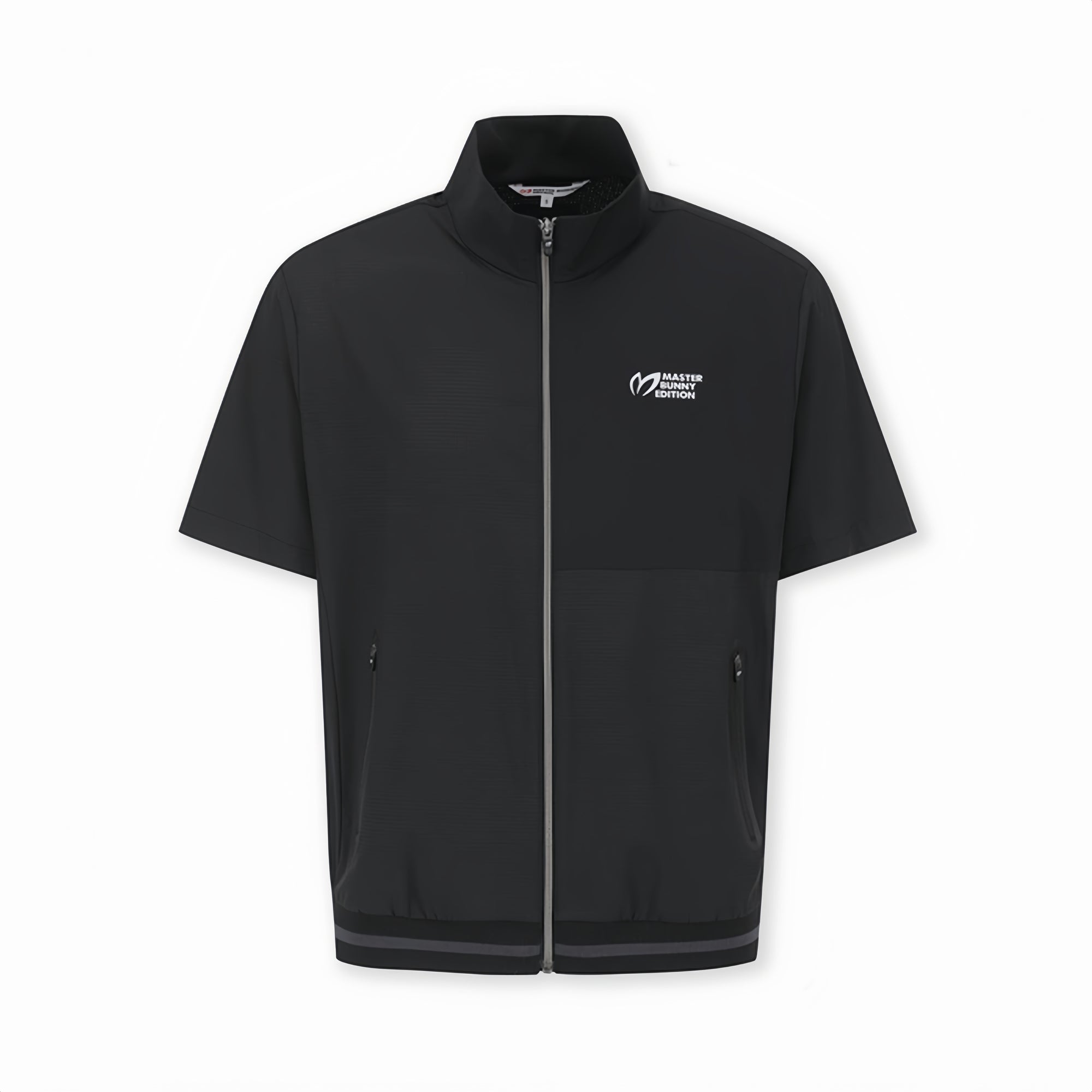 Master Bunny Edition Men's Zip Up Top - Black - Erthe Golf