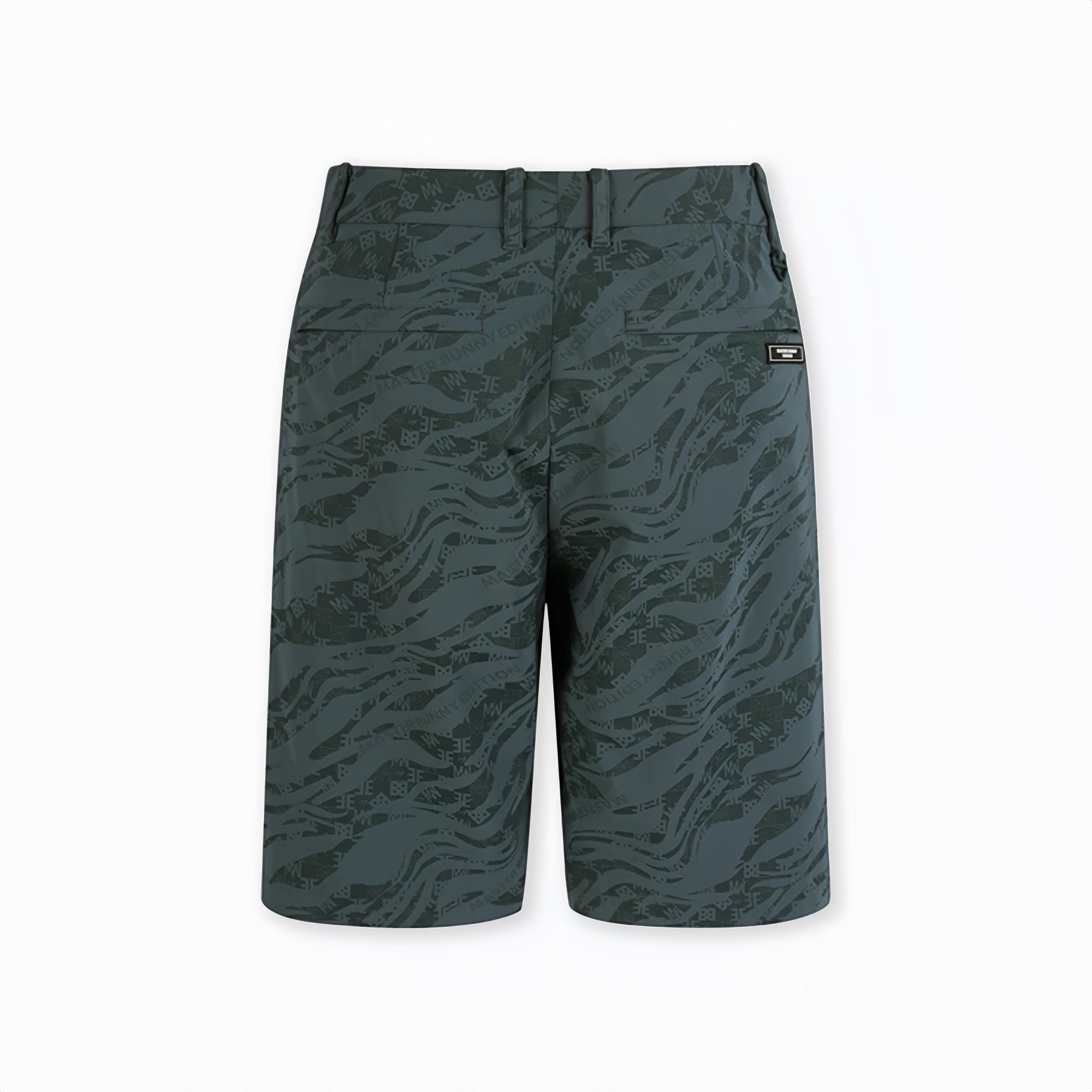 Master Bunny Edition Men's Zebra Shorts - Green - Erthe Golf