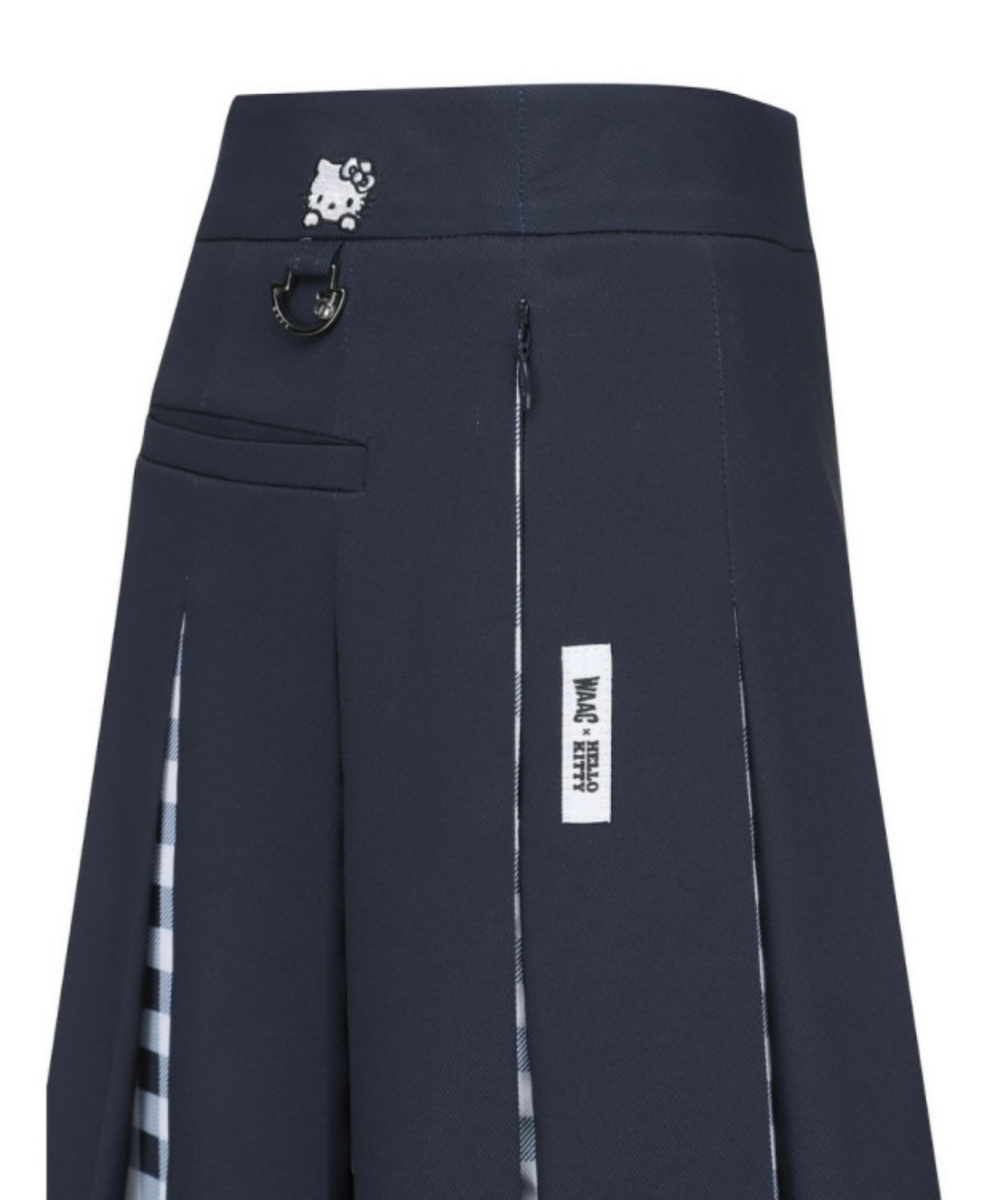 [HelloKitty x WAAC] Women&#39;s Pleated Culottes Skirt