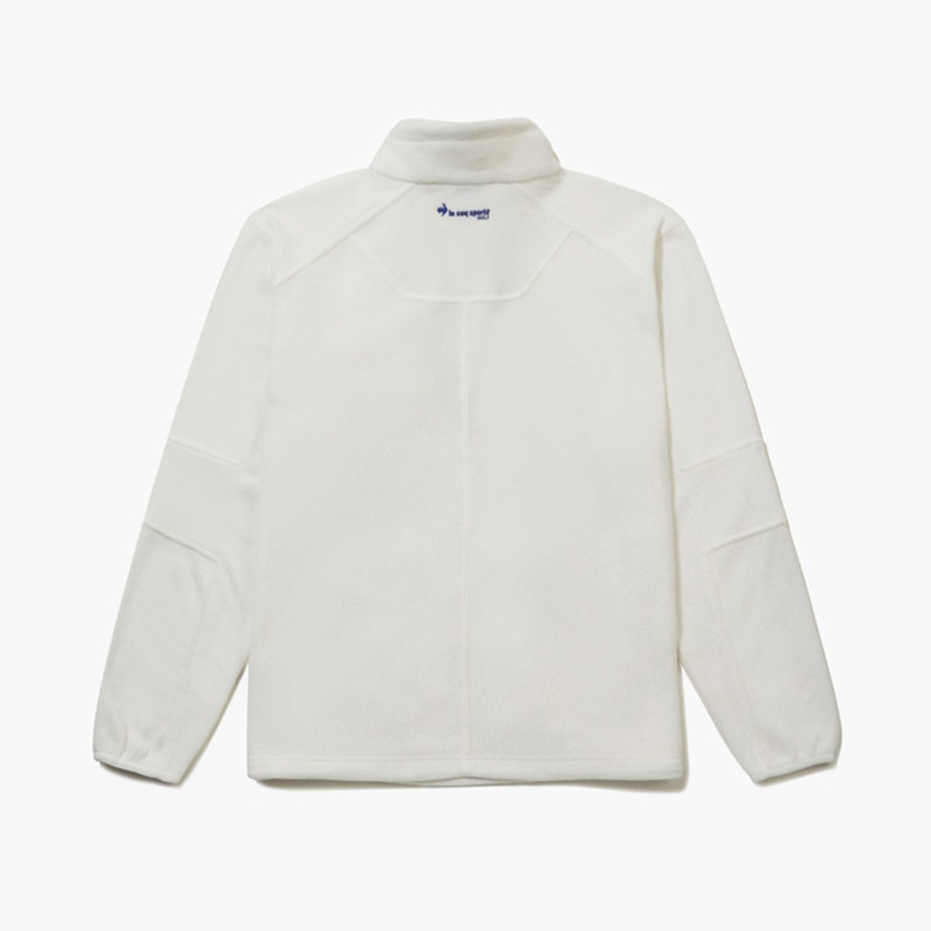 Men&#39;s  Fleece Mockneck Pullover - White