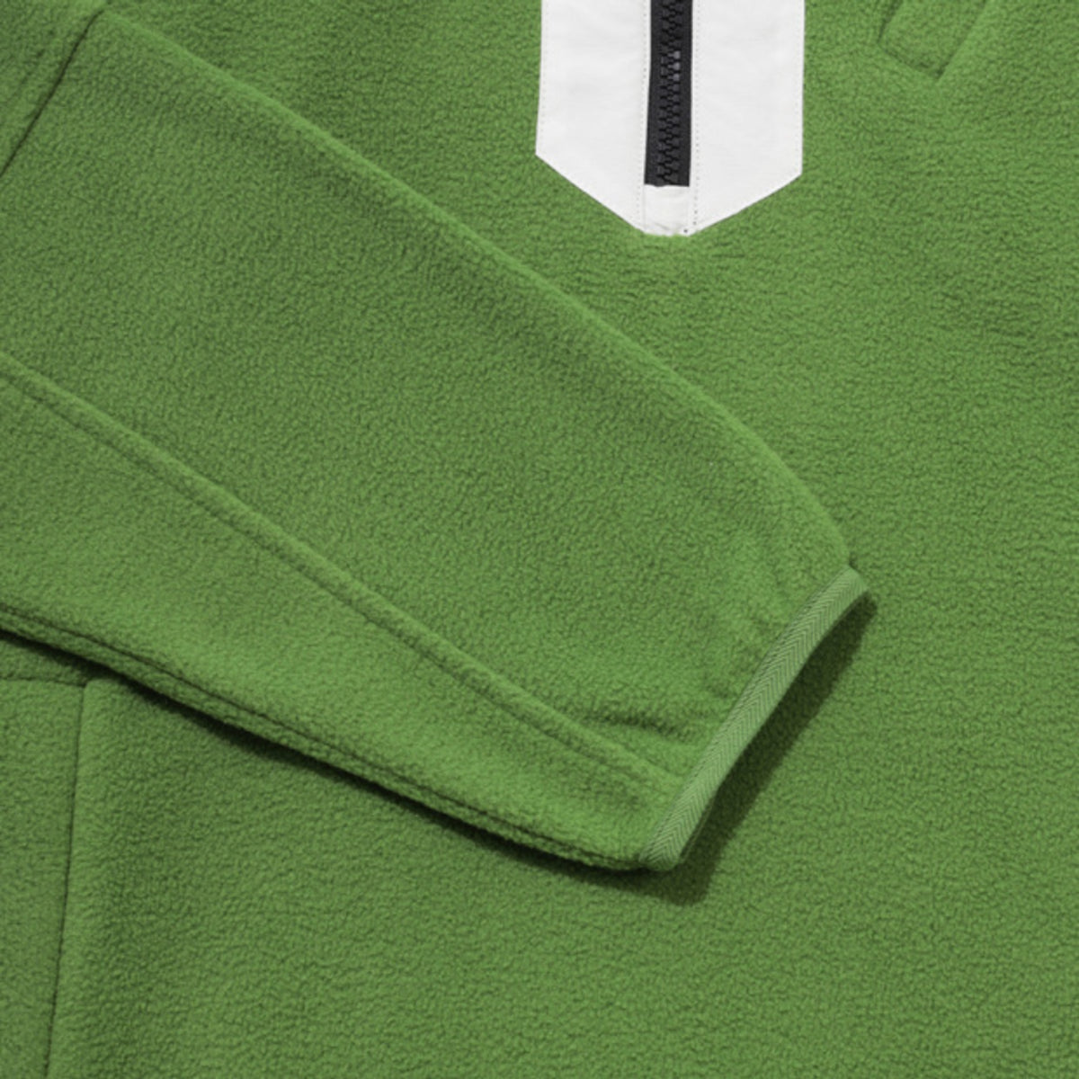 Men's Fleece Mockneck Pullover - green - Erthe Golf