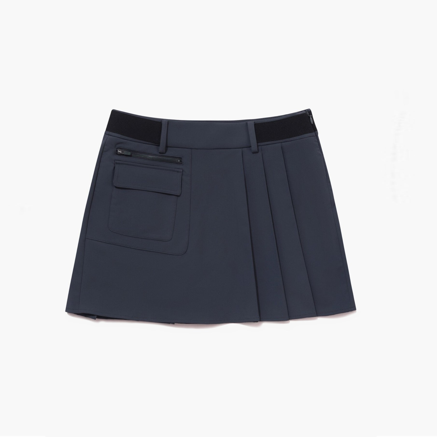 Women&#39;s Cargo Pleated Skirt - Blue