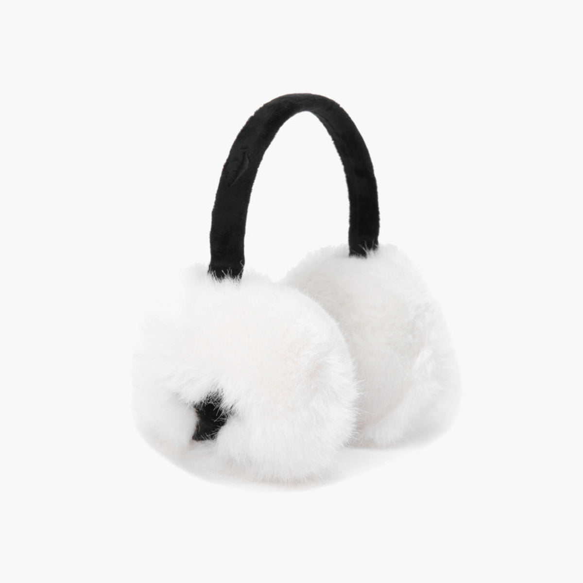 Women's Eco - Fur Earmuffs - White - Erthe Golf