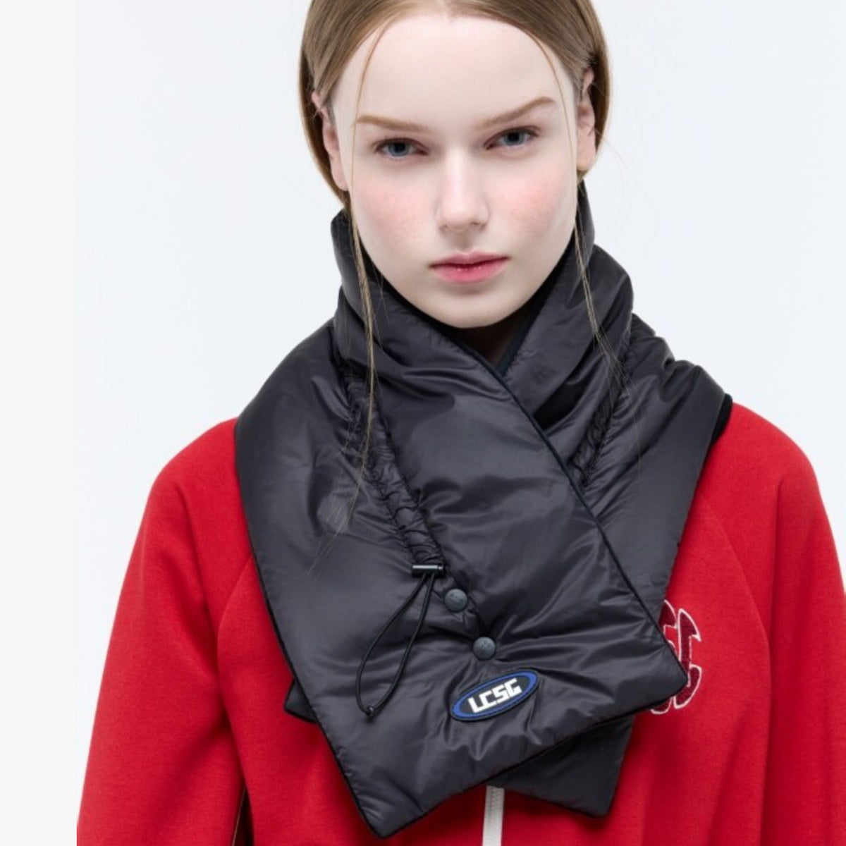 Women's Headlong Padded Neck Warmer - Olive - Erthe Golf