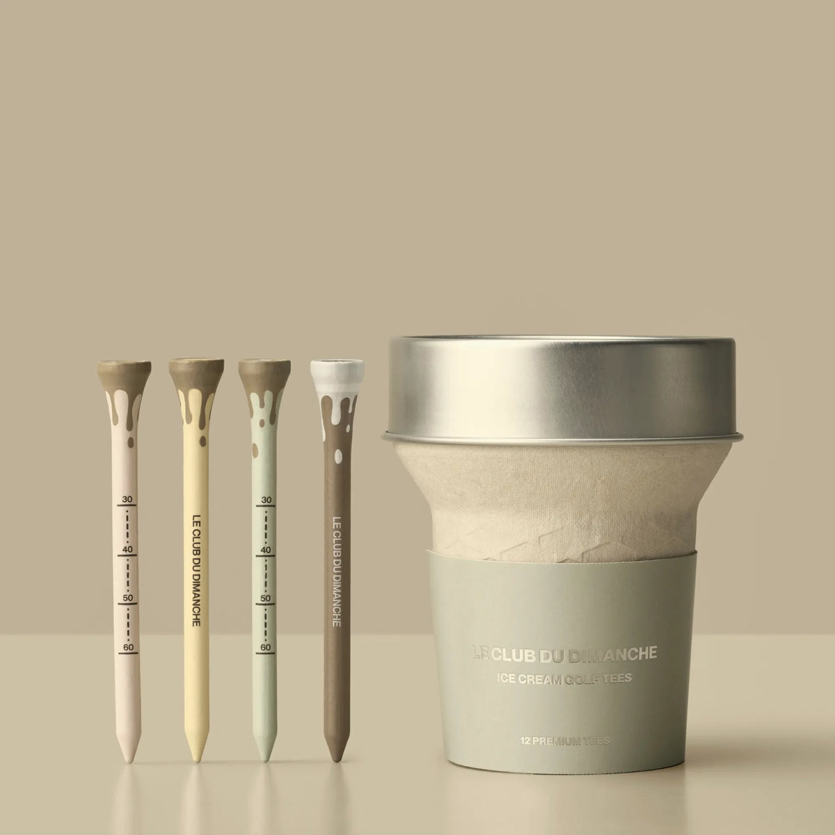 Ice Cream Golf Tees - Sage Green