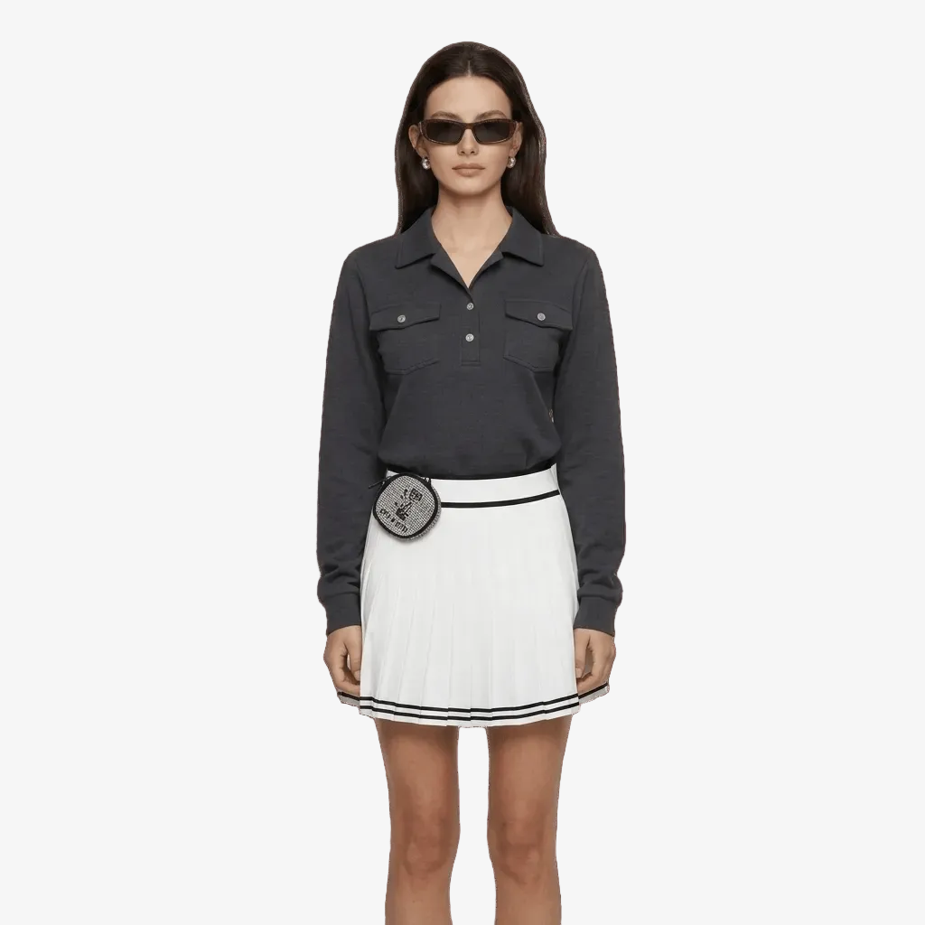 The Sporty Chic Black & White Look - Erthe Golf