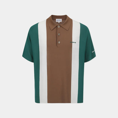 [Jack Bunny] Men's Three - Button Collar Knit Polo - Green - Erthe Golf