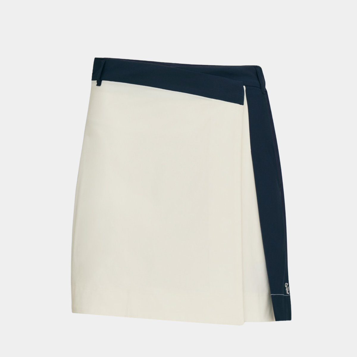 Women's Ribbon Panel Skirt - Cream