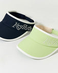 Keypote Tour Golf Visor in Navy Blue and Mint Green | Erthe Golf