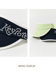 Keypote Tour Golf Visor Pearl Logo Close-Up and Colorway Display | Erthe Golf