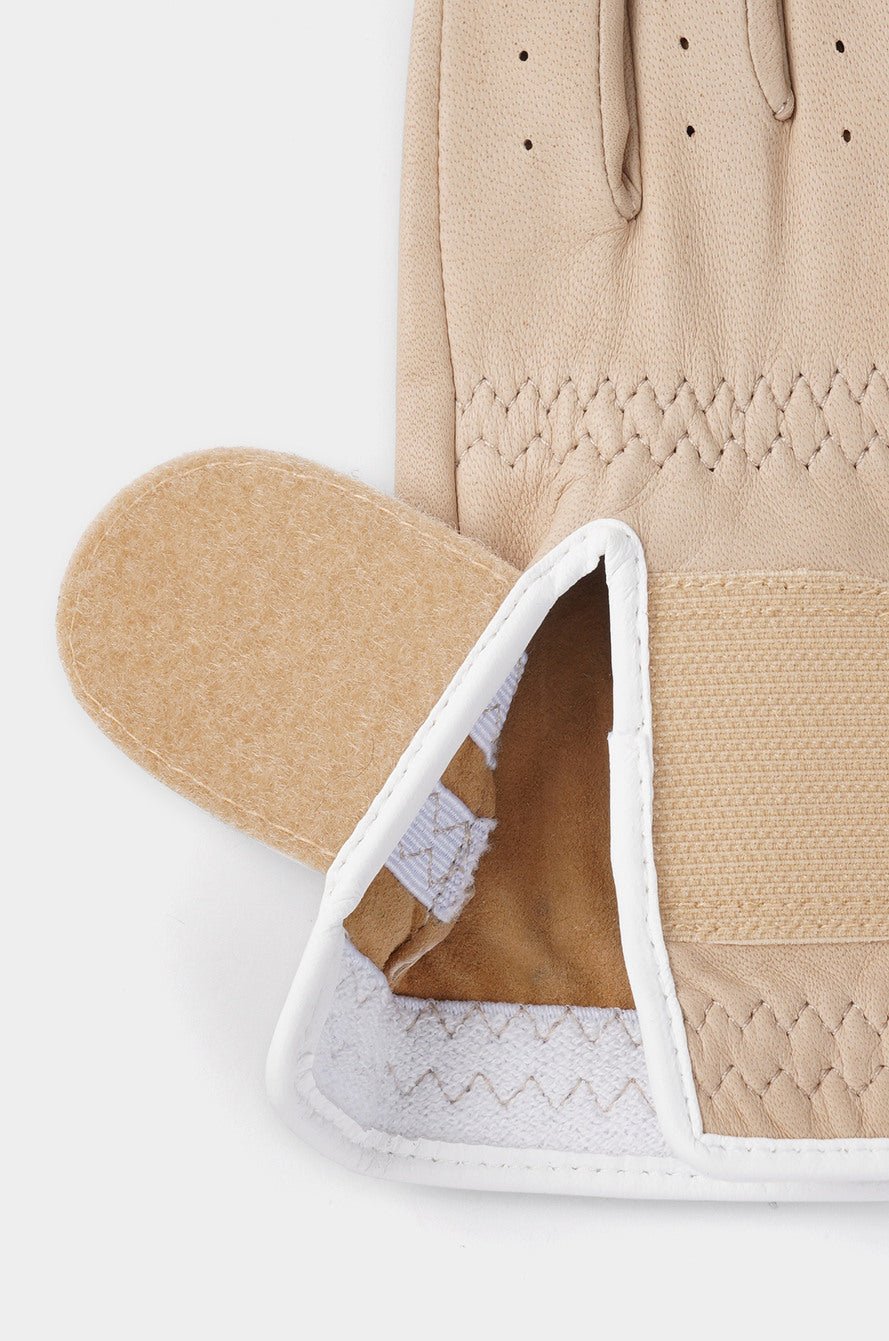 Lanvin Blanc Leather Left - Hand Glove - Beige - Erthe Golf
