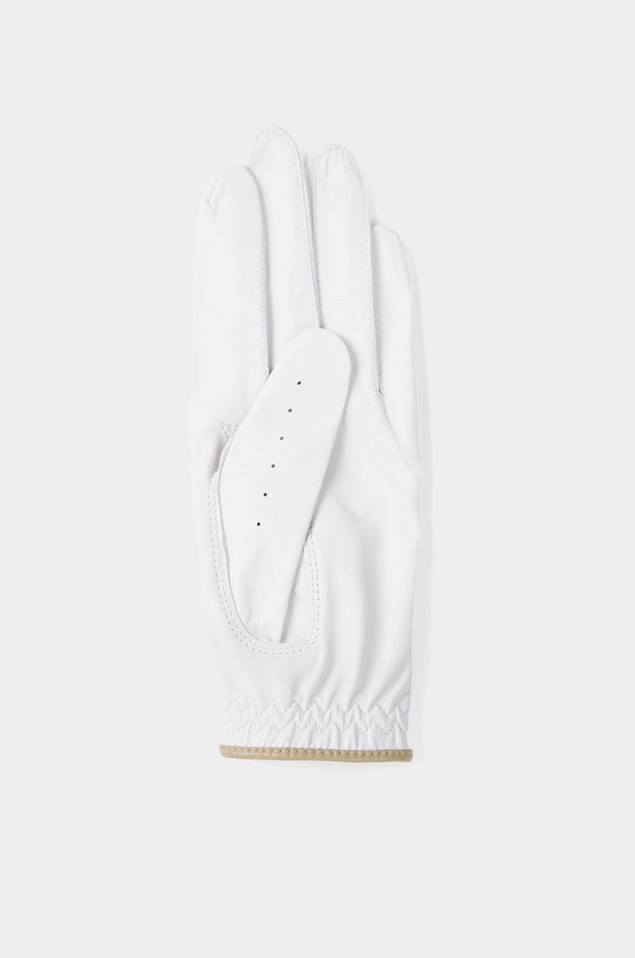 Lanvin Blanc Leather Left - Hand Glove - Off White - Erthe Golf