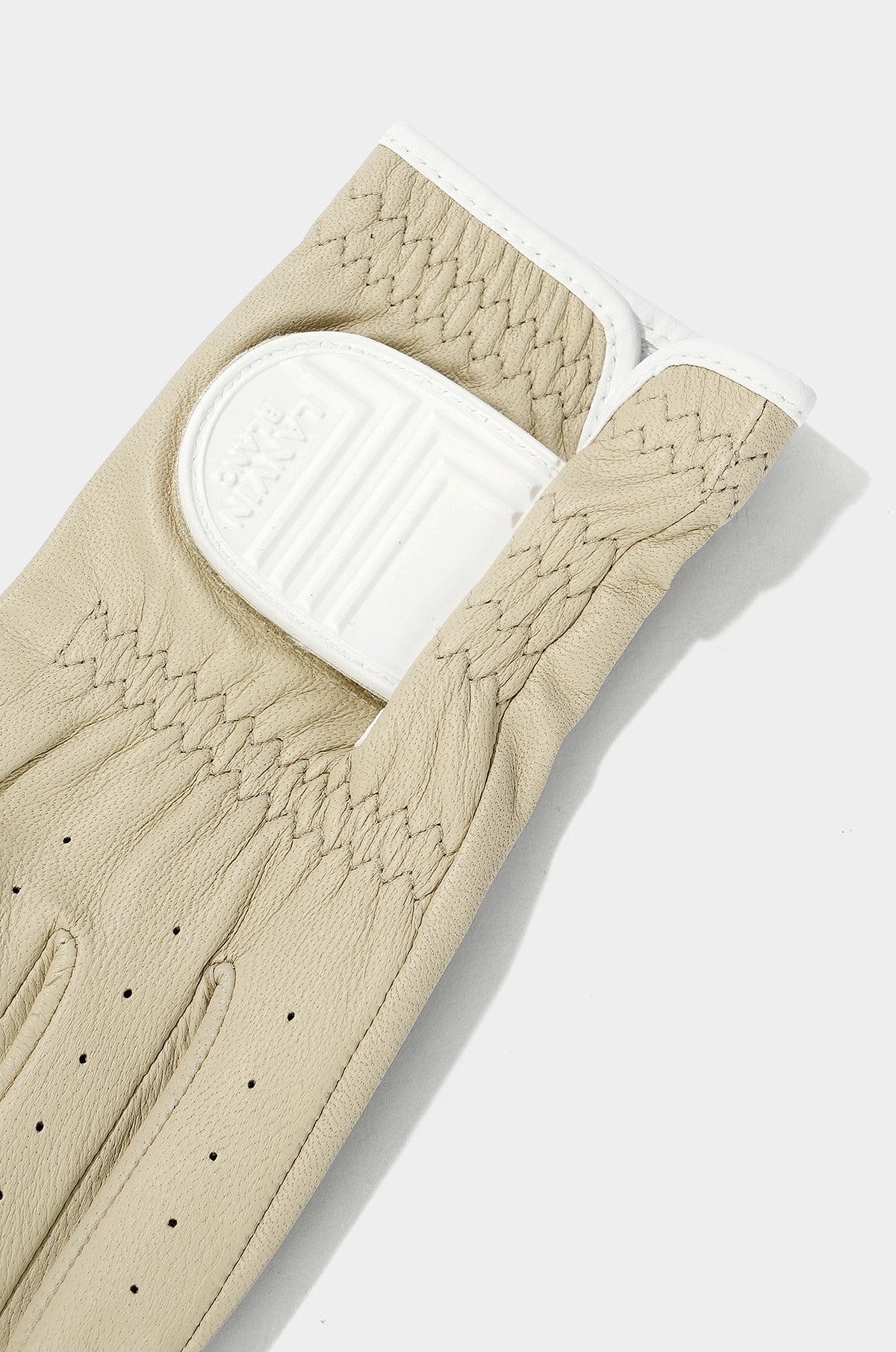 Lanvin Blanc Lambskin Left - Hand Glove - Beige - Erthe Golf