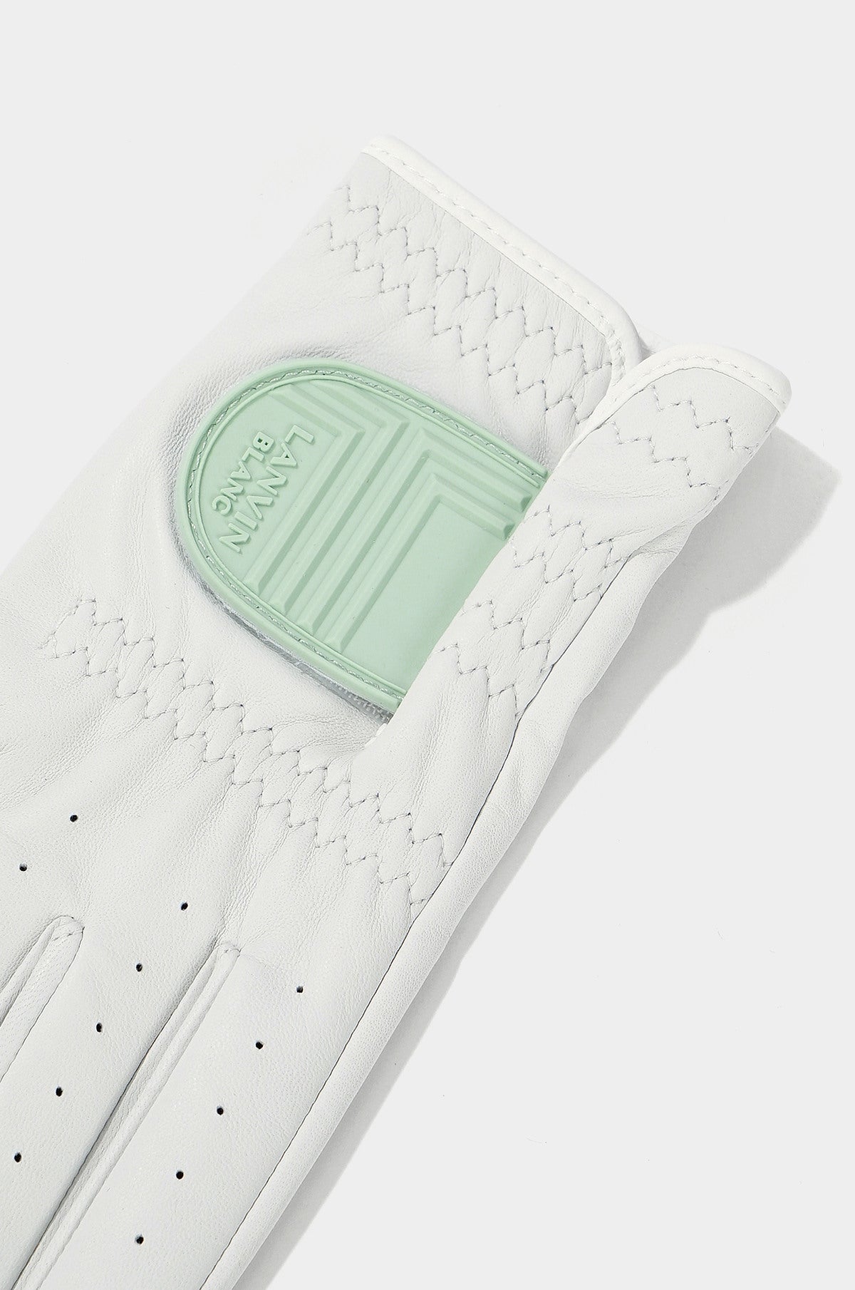 Lanvin Blanc Lambskin Left - Hand Glove - White - Erthe Golf