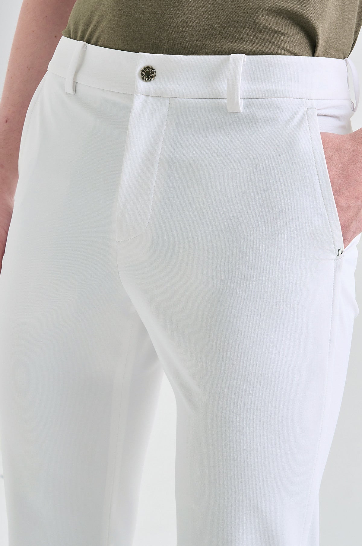 Lanvin Blanc Off - White Straight Pants - Erthe Golf