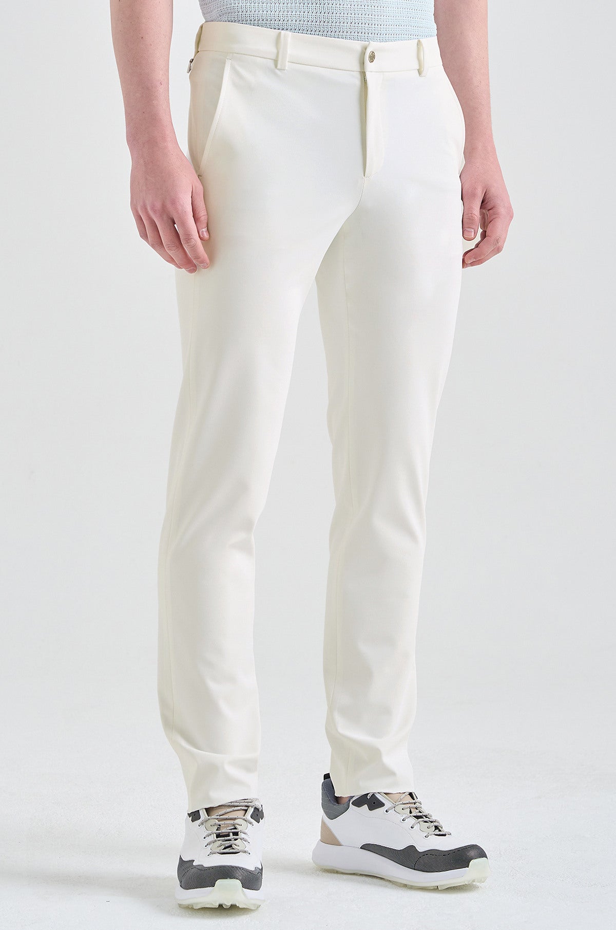 Lanvin Blanc Off - White Slim Fit Pants - Erthe Golf