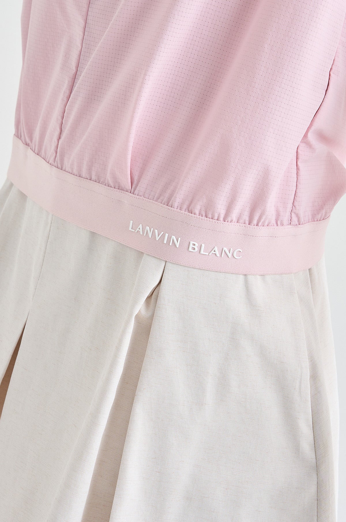 Lanvin Blanc Pink Mock Neck Top - Erthe Golf